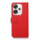 For Xiaomi Poco F6 / Redmi Turbo 3 KHAZNEH Litchi Texture Leather RFID Phone Case(Red) - 3