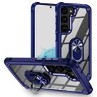 For Samsung Galaxy S23 5G TPU + PC Lens Protection Phone Case with Ring Holder(Blue) - 1
