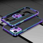 For iPhone 14 Electroplated Glossy Stainless Steel Phone Case(Colorful) - 1