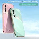 For Samsung Galaxy S21+ 5G XINLI Straight Edge 6D Electroplate TPU Phone Case(Pink) - 2