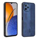 For Huawei Enjoy 50z / nova Y61 AZNS 3D Embossed Skin Feel Phone Case(Sapphire Blue) - 1