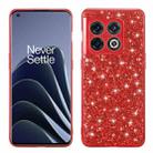 For OnePlus Ace Pro / 10T Glitter Powder Shockproof TPU Phone Case(Red) - 1