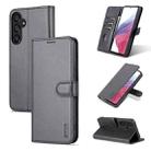 For Samsung Galaxy A34 5G AZNS Skin Feel Calf Texture Flip Leather Phone Case(Black) - 1
