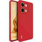 For OPPO Reno9 5G / Reno9 Pro 5G IMAK UC-4 Series Straight Edge TPU Soft Phone Case(Red) - 1