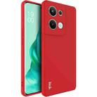 For OPPO OPPO Reno9 Pro+ 5G IMAK UC-4 Series Straight Edge TPU Soft Phone Case(Red) - 1