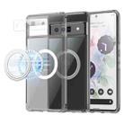For Google Pixel 6 Pro Transparent Frosted MagSafe Phone Case - 1
