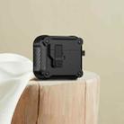 For AirPods 3 Eagle Shockproof Earphone Protective Case with Switch(Black) - 1