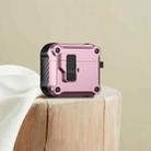 For AirPods 3 Eagle Shockproof Earphone Protective Case with Switch(Pink) - 1