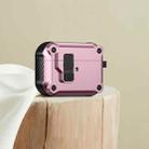 For AirPods Pro Eagle Shockproof Earphone Protective Case with Switch(Pink) - 1