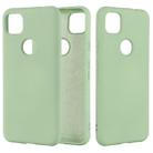 For Google Pixel 4a Pure Color Liquid Silicone Shockproof Full Coverage Case(Green) - 1