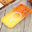 For iPhone 13 Pro Liquid TPU Silicone Gradient MagSafe Phone Case(Orange Yellow) - 5