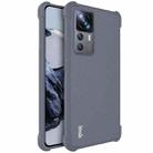 For Xiaomi 12T Pro 5G imak Shockproof Airbag TPU Phone Case(Matte Grey) - 1