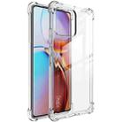 For Motorola Moto X40 5G imak Shockproof Airbag TPU Phone Case(Transparent) - 1