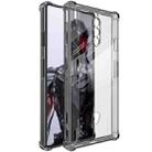 For ZTE nubia Red Magic 8 Pro / 8 Pro+ 5G imak Shockproof Airbag TPU Phone Case(Transparent Black) - 1