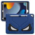 For iPad 10.2 2021 / 2020 / 2019 Silicone + PC Shockproof Protective Tablet Case(Navy Blue+Black) - 2