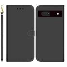 For Google Pixel 7a Imitated Mirror Surface Flip Leather Phone Case(Black) - 1