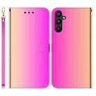 For Samsung Galaxy A34 5G Imitated Mirror Surface Flip Leather Phone Case(Gradient Color) - 1