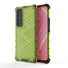 For Huawei nova 7 Pro 5G Shockproof Honeycomb PC + TPU Protective Case(Green) - 1