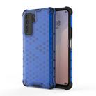 For Huawei nova 7 SE Shockproof Honeycomb PC + TPU Protective Case(Blue) - 1