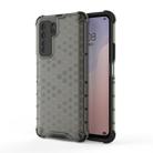 For Huawei nova 7 SE Shockproof Honeycomb PC + TPU Protective Case(Black) - 1