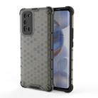 For Huawei Honor 30 Pro Shockproof Honeycomb PC + TPU Protective Case(Black) - 1