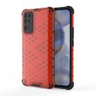 For Huawei Honor 30 Shockproof Honeycomb PC + TPU Protective Case(Red) - 1