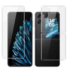 For OPPO Find N2 Flip 5G 1 Sets imak Curved Full Screen Hydrogel Film (Screen+Back) - 1