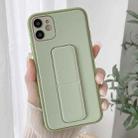 For iPhone 14 Electroplated Wrist Holder Phone Case(Light Green) - 1