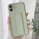 For iPhone 13 Pro Max Electroplated Wrist Holder Phone Case(Light Green) - 1
