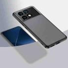 For Xiaomi Redmi K70 Armor Clear TPU Hard PC Phone Case(Matte Black) - 1