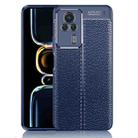 For Xiaomi Redmi K60E Litchi Texture TPU Phone Case(Blue) - 1