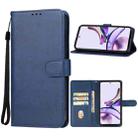 For Motorola Moto G13 / G23 Leather Phone Case(Blue) - 1