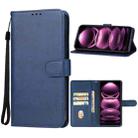 For Xiaomi Redmi Note 12 Pro 5G Global Leather Phone Case(Blue) - 1