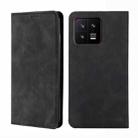 For Xiaomi 13 Skin Feel Magnetic Horizontal Flip Leather Phone Case(Black) - 1