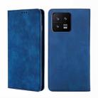 For Xiaomi 13 Skin Feel Magnetic Horizontal Flip Leather Phone Case(Blue) - 1