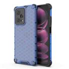 For Xiaomi Poco X5 Shockproof Honeycomb PC + TPU Phone Case(Blue) - 1
