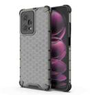 For Xiaomi Poco X5 Shockproof Honeycomb PC + TPU Phone Case(Black) - 1