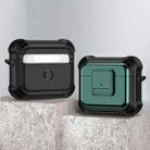 For AirPods 3 TPU + PC Shockproof Earphone Protective Case with Switch(Green) - 1