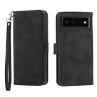 For Google Pixel 6 Dierfeng Dream Line TPU + PU Leather Phone Case(Black) - 1