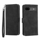 For Google Pixel 6a Dierfeng Dream Line TPU + PU Leather Phone Case(Black) - 1