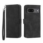 For Google Pixel 7 Dierfeng Dream Line TPU + PU Leather Phone Case(Black) - 1