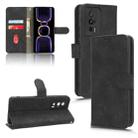 For Xiaomi Redmi K60 / K60 Pro Skin Feel Magnetic Flip Leather Phone Case(Black) - 1