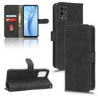 For ZTE Libero 5G III Skin Feel Magnetic Flip Leather Phone Case(Black) - 1