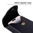 For 6.7 inch Mobile Phone PU Waist Bag(Black) - 4
