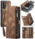 For Samsung Galaxy A14 5G CaseMe 008 Detachable Multifunctional Leather Phone Case(Brown) - 1