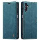 For Samsung Galaxy A14 5G CaseMe 013 Multifunctional Horizontal Flip Leather Phone Case(Blue) - 2