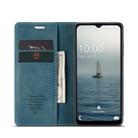 For Samsung Galaxy A14 5G CaseMe 013 Multifunctional Horizontal Flip Leather Phone Case(Blue) - 3