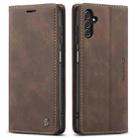 For Samsung Galaxy A14 5G CaseMe 013 Multifunctional Horizontal Flip Leather Phone Case(Coffee) - 2