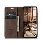 For Samsung Galaxy A14 5G CaseMe 013 Multifunctional Horizontal Flip Leather Phone Case(Coffee) - 3