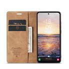 For Samsung Galaxy A54 CaseMe 013 Multifunctional Horizontal Flip Leather Phone Case(Brown) - 3